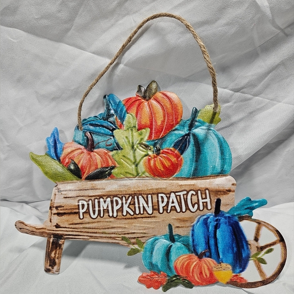 Pumpkin Patch Metal Sign NEW - Picture 2 of 3